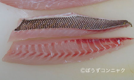 キマダラヒメダイのフィレ