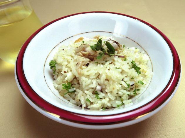 キマダラヒメダイの洋風炊き込みご飯
