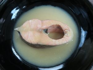クリックで拡大表示 アマゴのみそ煮
