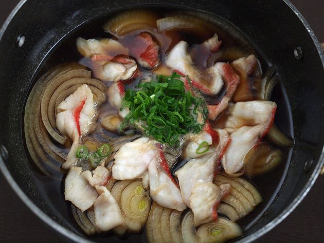 キンメダイの魚すき
