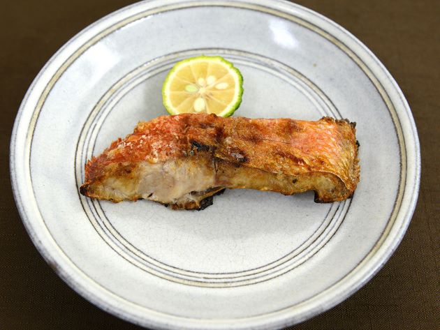 キンメダイの塩焼き