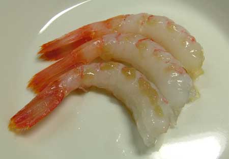 マルゴシミノエビの刺身