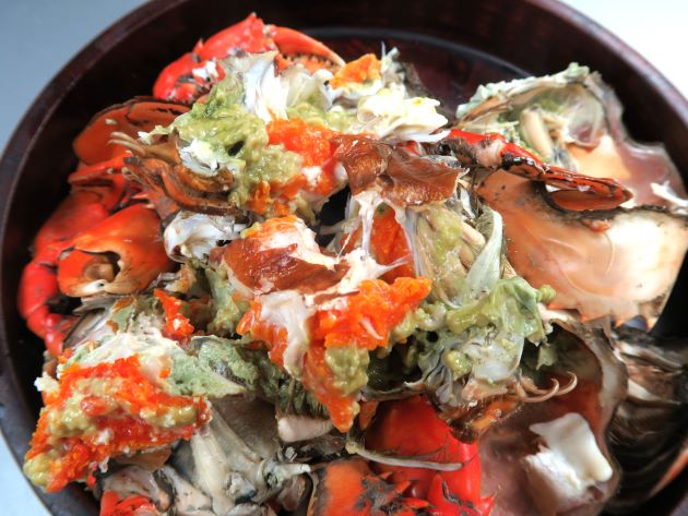 トゲノコギリガザミの内子