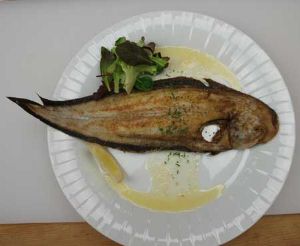 クリックで拡大表示 クロウシノシタのムニエル
