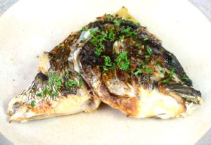 クリックで拡大表示 チヌの木ノ芽焼き