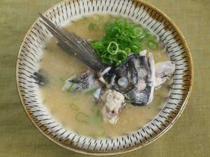クリックで拡大表示 クロダイの汁