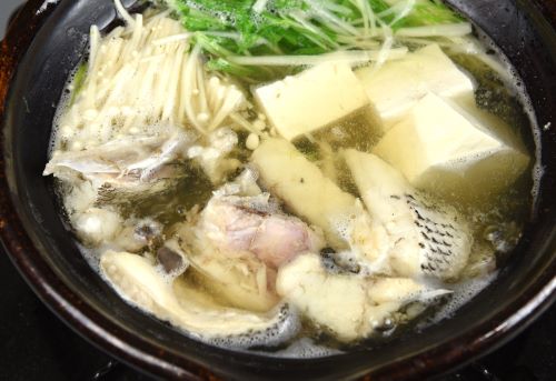 クリックで拡大表示 チヌちり鍋