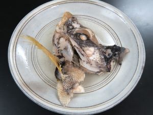 クリックで拡大表示 テングダイの酒塩煮