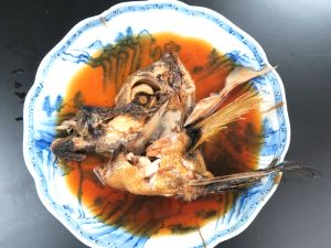 クリックで拡大表示 テングダイのしょうゆ煮