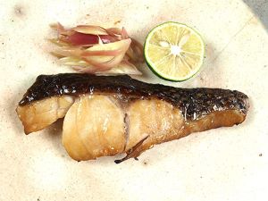 クリックで拡大表示 クロムツの幽庵焼き(祐庵焼き)