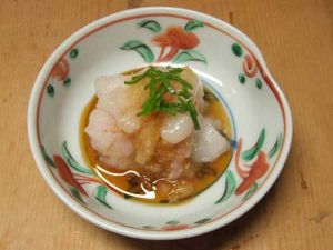 クリックで拡大表示 クサウオの刺身