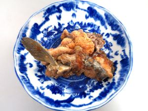 クリックで拡大表示 鯉のあら煮