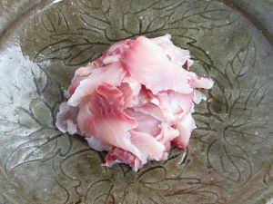 クリックで拡大表示 鯉の洗い