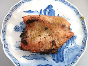 クリックで拡大表示 鯉の酒塩焼き