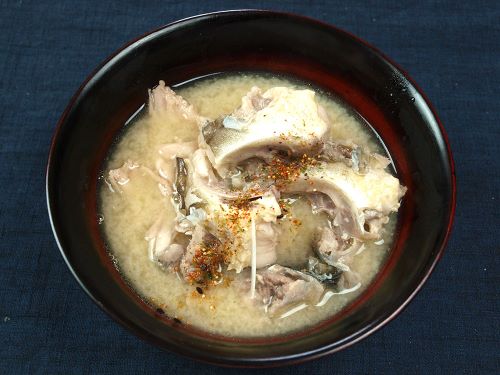 クリックで拡大表示 鯉のあら汁