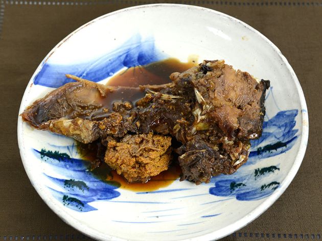 鯉の煮つけ
