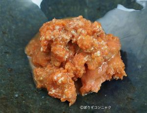 クリックで拡大表示 エゾイバラガニの内子
