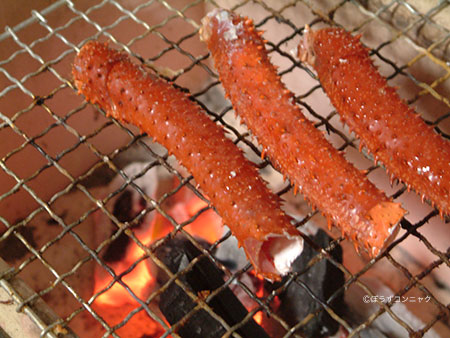 焼きエゾイバラガニ