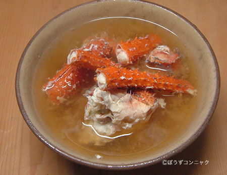 エゾイバラガニの汁
