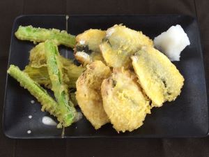 クリックで拡大表示 新子の天ぷら