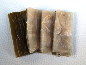クリックで拡大表示 クロカジキの昆布締め
