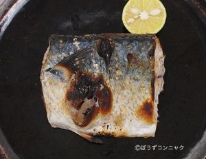 クリックで拡大表示 ゴマサバの塩焼き