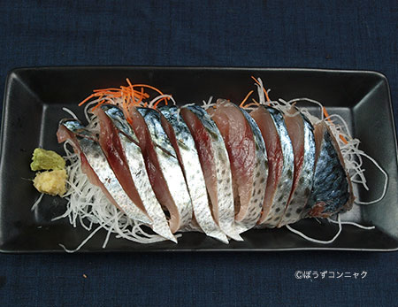 ゴマサバの刺身