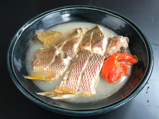 フエダイの酒塩煮