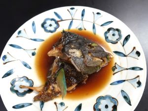 クリックで拡大表示 ブチススキベラの煮つけ