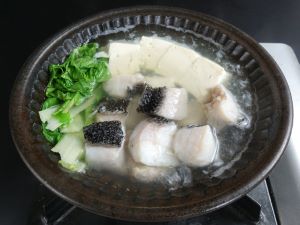 クリックで拡大表示 カンムリベラのちり鍋