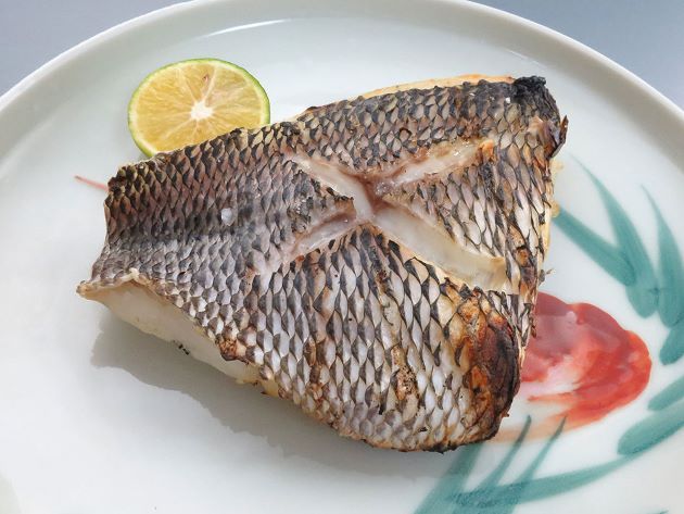 イソフエフキの塩焼き
