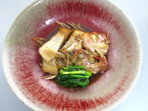 クリックで拡大表示 キビレアカレンコの煮つけ