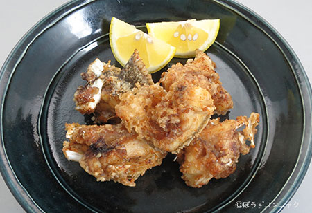 マダラハタの唐揚げ