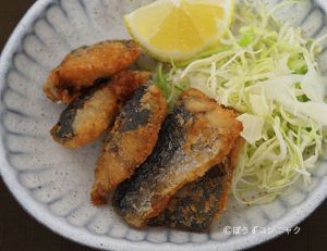 クリックで拡大表示 サワラの竜田揚げ
