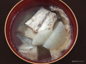 クリックで拡大表示 サワラの船場汁