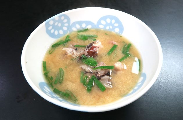 ダルマオコゼのみそ汁