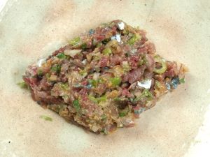 クリックで拡大表示 サンマのなめろう