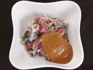 クリックで拡大表示 サンマのなます