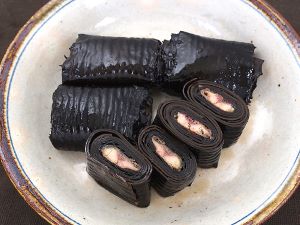 クリックで拡大表示 さんまのあらめ巻き