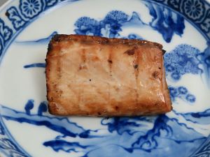 クリックで拡大表示 シイラの幽庵焼き