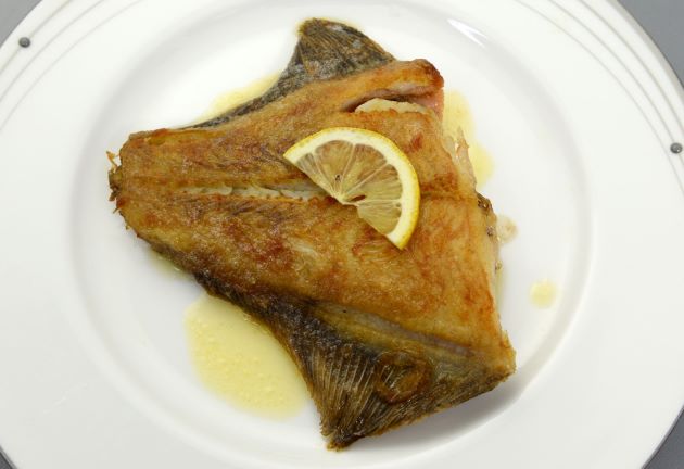 アカガレイの塩焼き