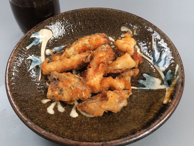 ハナミノカサゴの唐揚げ