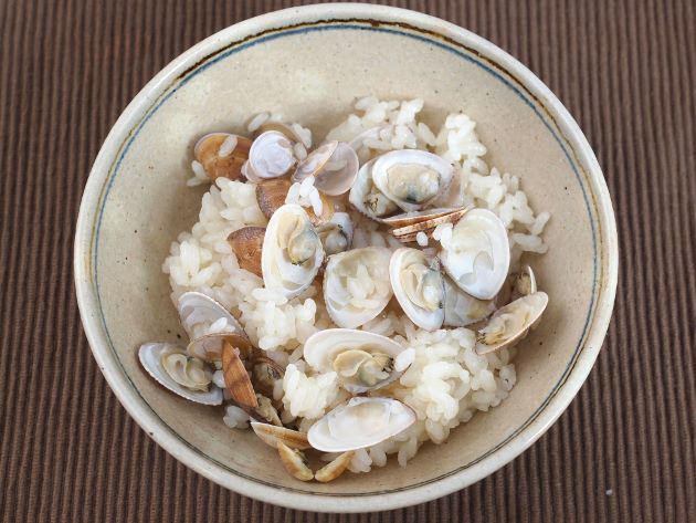 オキアサリの炊き込みご飯