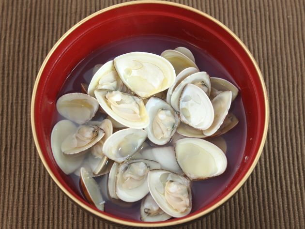 オキアサリのすまし汁