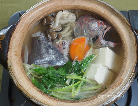 ヒウチダイのちり鍋