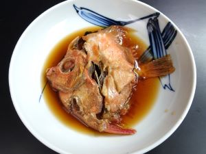 クリックで拡大表示 ヒシダイの煮つけ