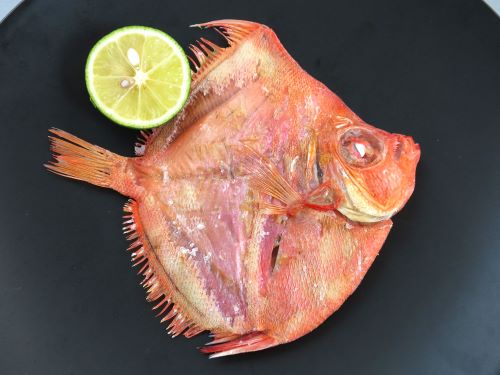 クリックで拡大表示 ヒシダイの塩焼き