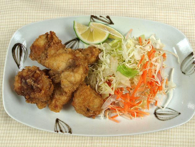 シロサバフグの唐揚げ
