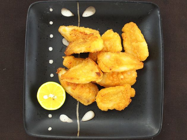 シロサバフグの唐揚げ