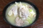 クリックで拡大表示 みそ味のどんがら汁